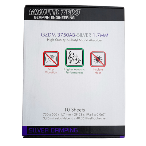 Ground Zero GZDM 3750AB-SILVER