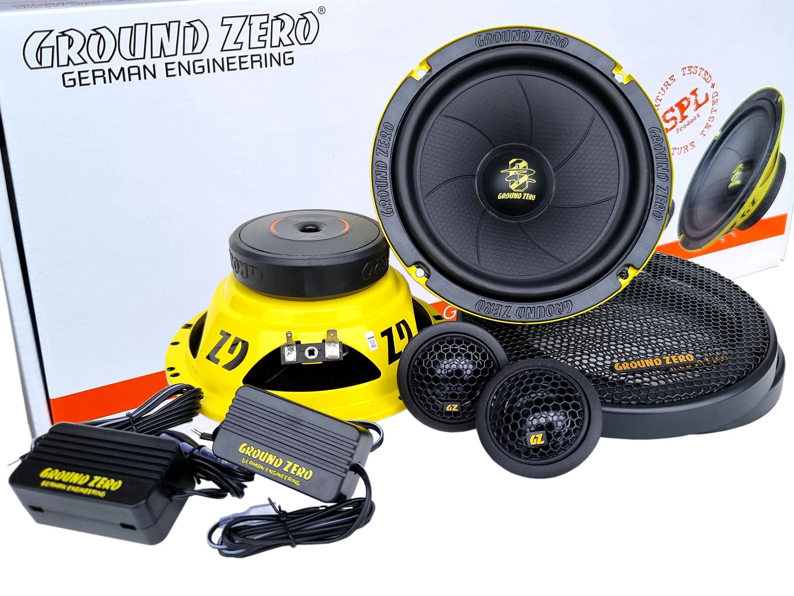 GROUND ZERO SPLコンポーネントカースピーカー GZIC165.2SPL GROUND